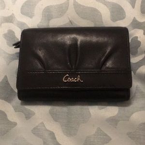 Black Leather Coach wallet
